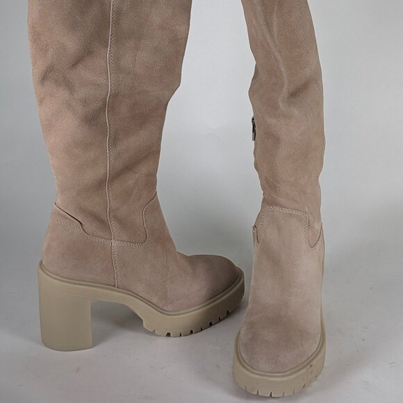 Dolce vita Tan ankle and knee high boots. Size 6, slight heels for comfort - Picture 1 of 7